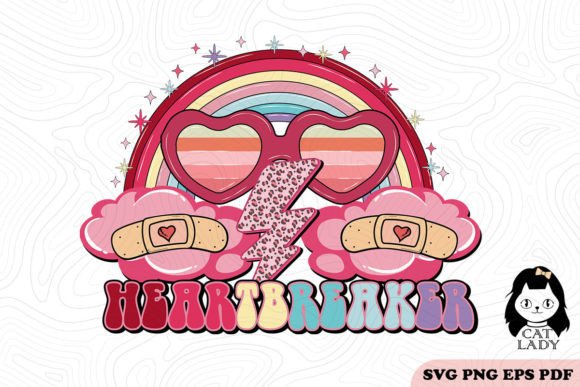 Heartbreaker Valentine SVG Sublimation