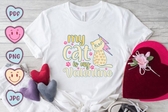 My Cat is My Valentine’s Day SVG
