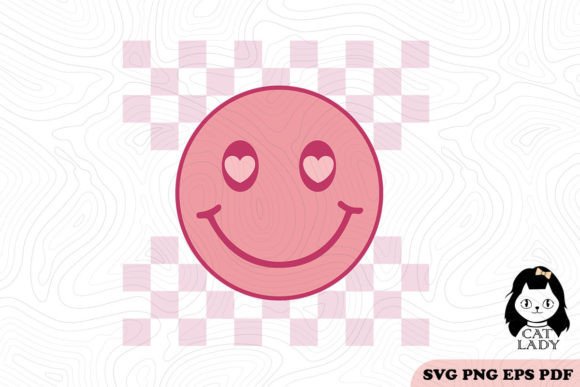 Valentine Smiley Face SVG PNG