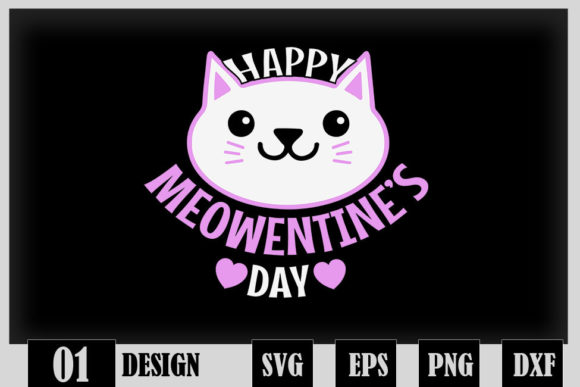 Valentines Meow Cat Lover Meowẻntines